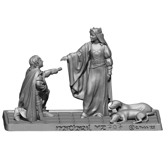 FIRIEL™ receives the embassy of GONDOR™ Mithril Vignette.