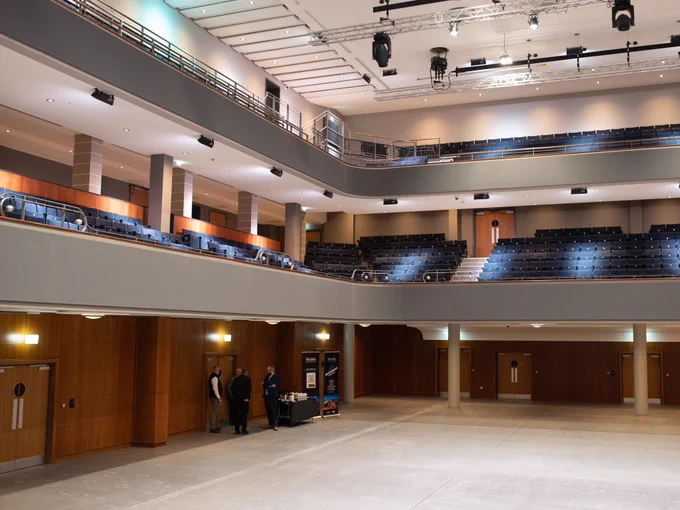 The inside of the newly refurbished The Halls Wolverhampton.