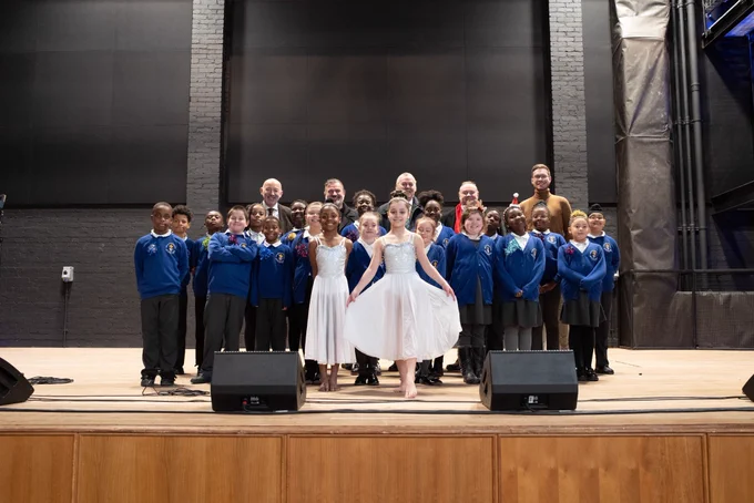 Bilston CofE Primary School Choir sing at The Halls Wolverhampton exclusive preview.