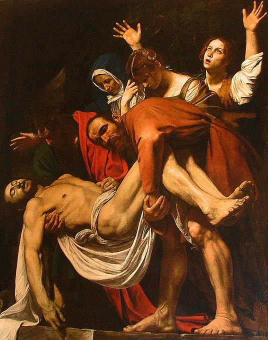 "Caravaggio, The Entombment" by f_snarfel is licensed under CC BY-NC 2.0.