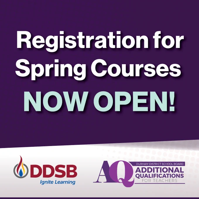 Registration for Spring Courses Now Open!