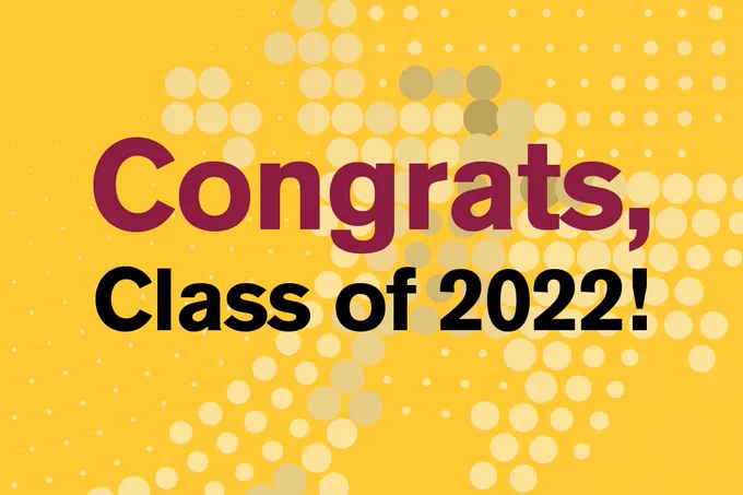Graphic: congrats, class of 2022
