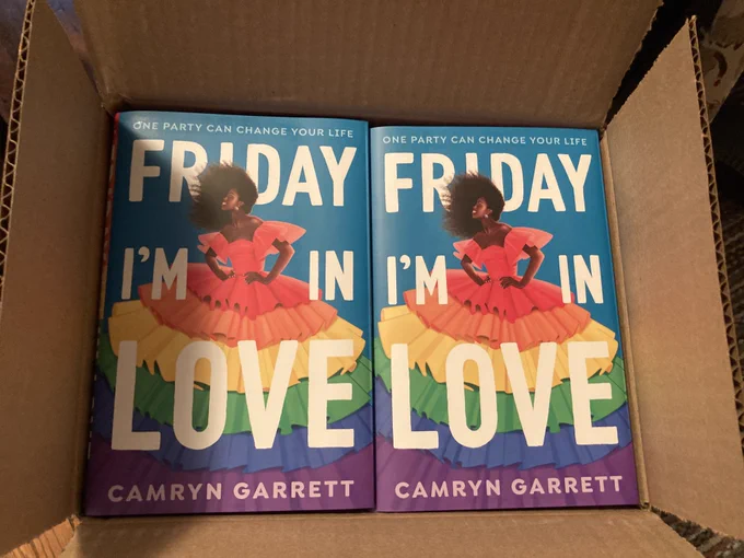 My copies of FRIDAY I'M IN LOVE in the box!