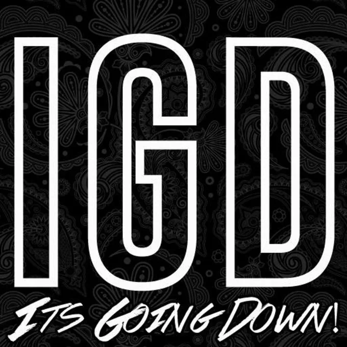 IGD-Logo: Text only: IGD - It's going down!