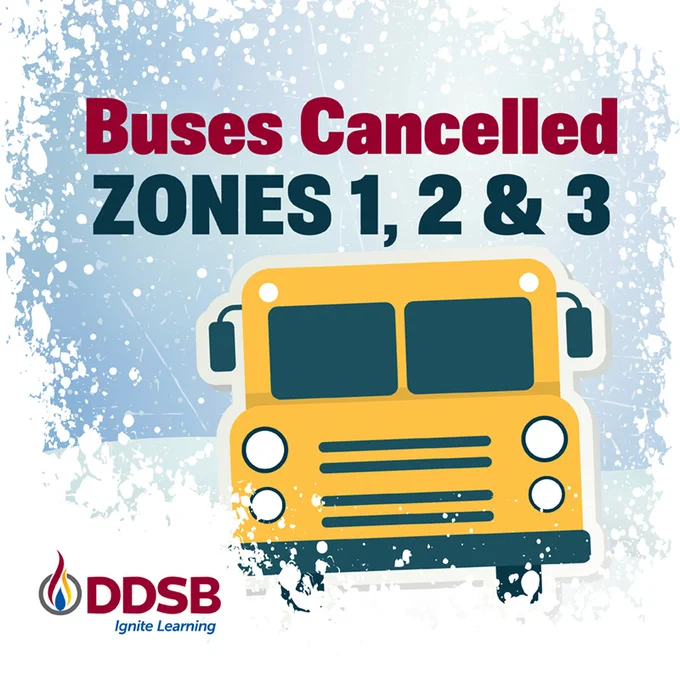 Buses Cancelled in Zones 1, 2, & 3
Know Your Zone