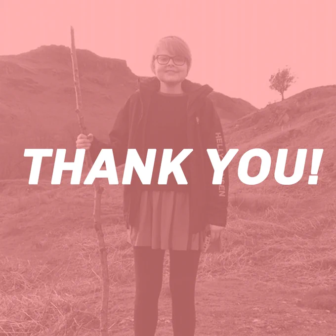 Text reads, "Thank You!"
