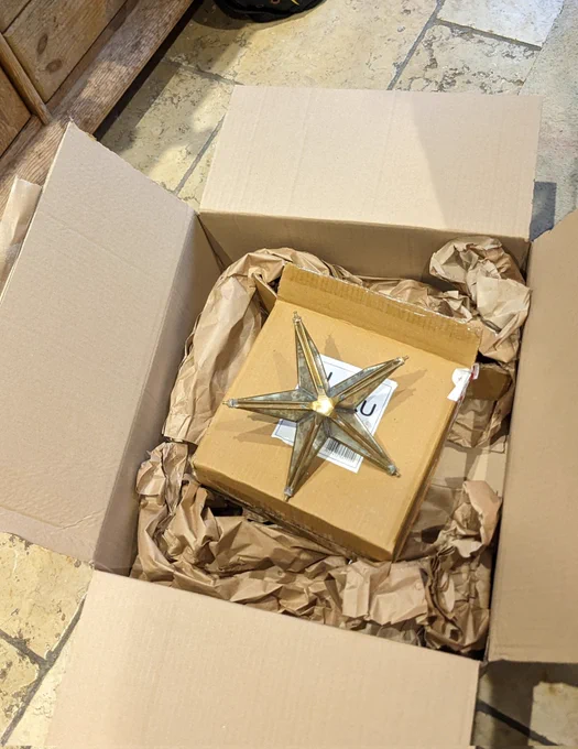 Small star in a massive box