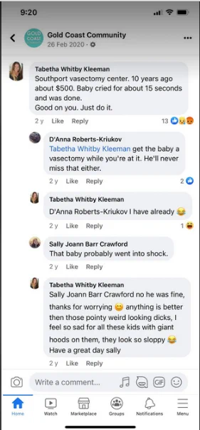 OP: 26 Feb 2020. And it's still there. facebook.com/GoldCoastCommunityPage/posts/pfbid0kZyM4un57XGarfAs9m3CtfsAmDtEHcasqKeMeZuitcG6n6xiaWAdNcHm9yU25K7hl

Baby cutters look stupider and stupider with each passing year.

2 Dec
nature.com/articles/s41443-022-00639-4
Child genital cutting and surgery across cultures, sex, and gender. Part 1: female, male, intersex...

2 Dec
ladbible.com/community/reverse-circumcision-constant-pain-birth-249558-20221202
Man explains why he wants to reverse his circumcision

12 Nov
medscape.com/viewarticle/753060
Male Circumcision and Sexual Function in Men and Women

23 Oct
nature.com/articles/s41443-022-00619-8
Potentially under-recognized late-stage physical and psychosexual complications of non-therapeutic neonatal penile circumcision: a qualitative and quantitative analysis of self-reports from an online community forum

8 Sep
blogs.timesofisrael.com/circumcision-injuries-include-more-than-botches
Circumcision Injuries Include More Than ‘Botches’
