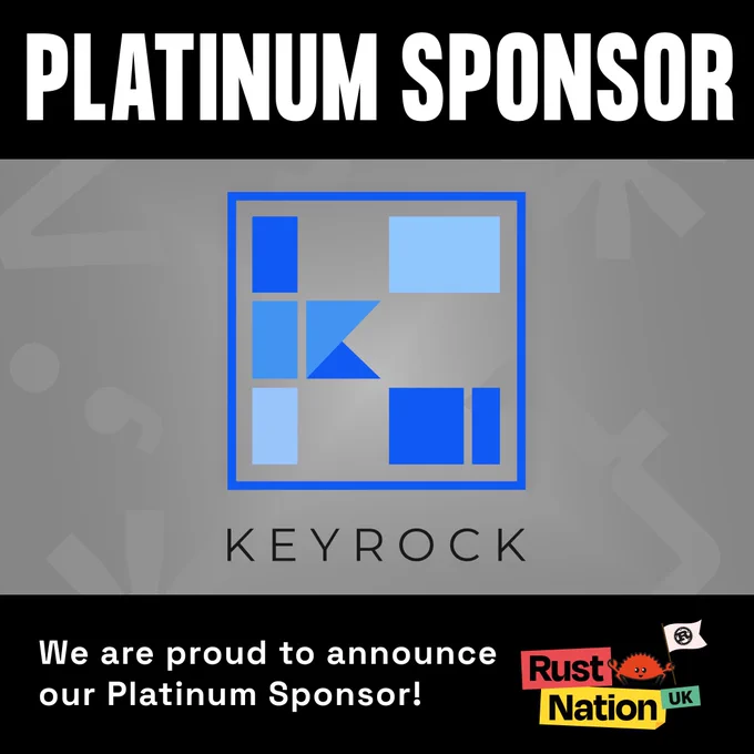 Introducing Keyrock Trading as Rust Nation UK's Platinum Sponsor for our 2023 event in February