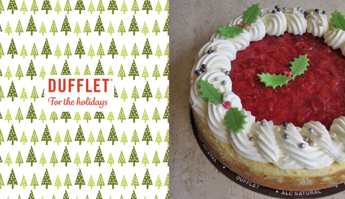 festive sour cherry cheesecake
