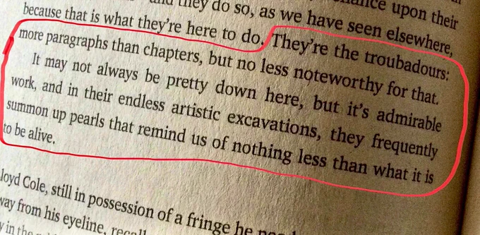 Taken from: Exit Stage Left by Nick Duerden