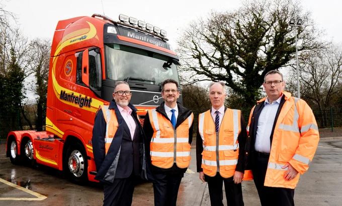 Minister of State Steve Baker at Manfreight in Portadown