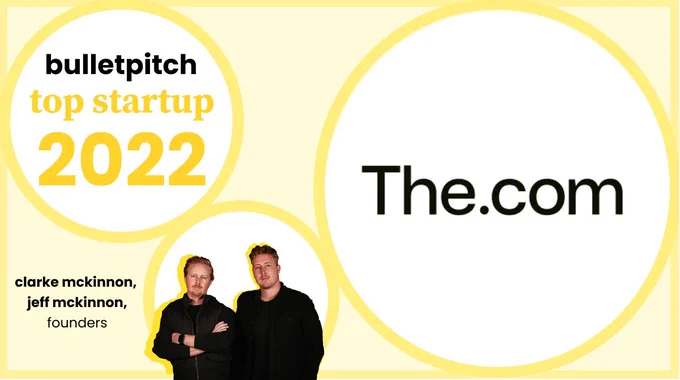 image of the.com winning top startup from bulletpitch