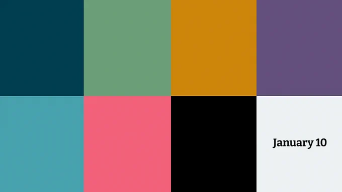 colourful blocks with January 10 written on the bottom right corner
