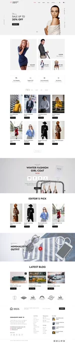 WordPress Theme Template Kits - Aljanah CosmosWP Shop Template Kit