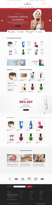 WordPress Theme Template Kits - Larawag CosmosWP Shop Template Kit