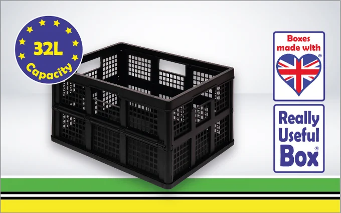 32 Litre Folding Really Useful Box