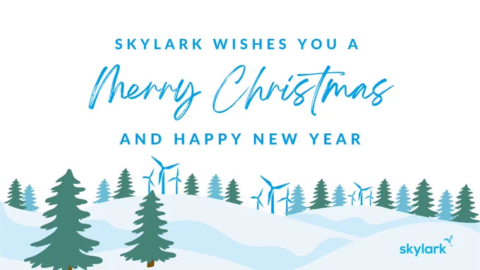 May we wish you all a very Happy Christmas with your family and friends and a prosperous 2023. From all the team here at Skylark 

#windenergy #windfarms #renewableenergy #renewables 