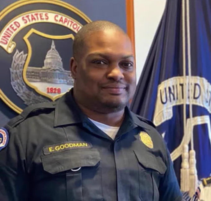 U.S. Capitol Police Officer Eugene Goodman.