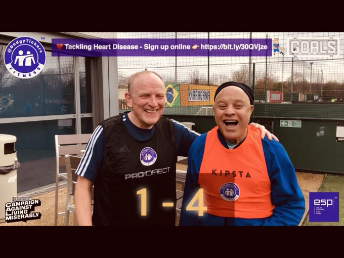 ⚽️ Missed us today? Catch up👉 https://youtu.be/2TPdGPtqtKE #Over50 #Over60 #Over70 #Football #CVD #CardiacRehab #Project84 #London #Essex #WHUFC #LOFC #AFC #THFC #Diabetes #Parkinsons #Seniors #MentalHealth #FACupDraw #MCICHE Partners @deliver_success @theCALMzone @GoalsChingford