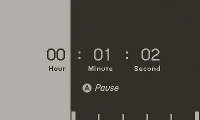 Playdate kitchen timer with Pause control
