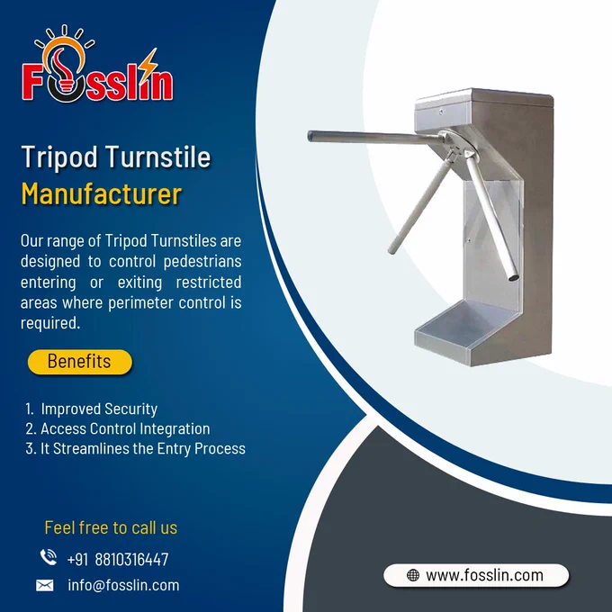 Our range of Tripod Turnstiles are designed to control pedestrians entering or exiting restricted areas where perimeter control is required.
FSL Waist height or Half Height turnstile is controlled by an Access Control System. It is compatible with all access control systems. This is the most common turnstile size and is found installed in many indoor and outdoor locations.
