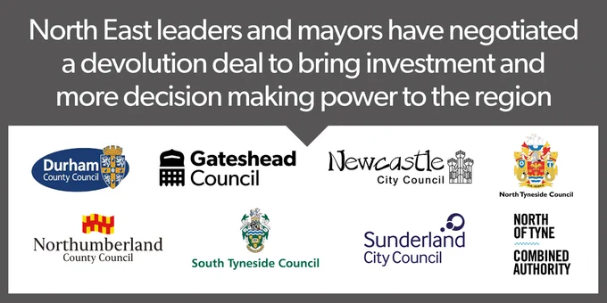 Local leaders have welcomed a landmark devolution deal for the North East