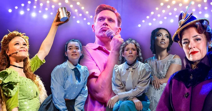 A photo displaying a mosaic of shows featured in the article
