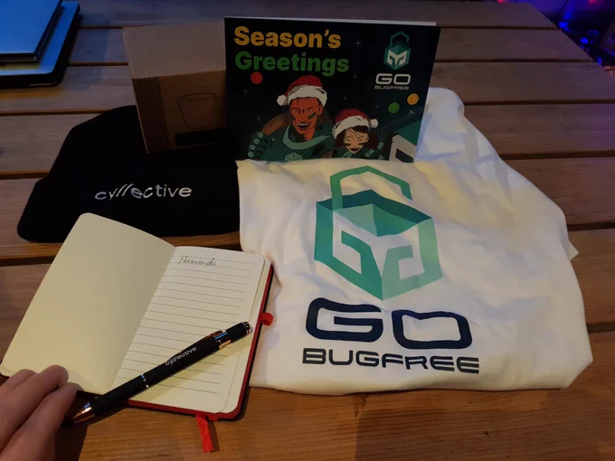 Swag from cyllective and gobugfree.