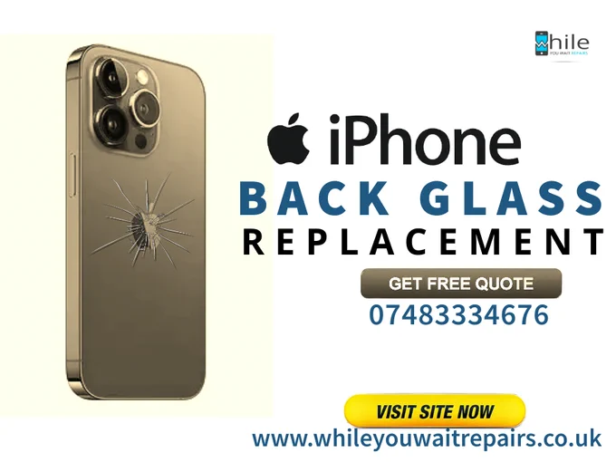 Apple iPhone Back Glass/Rear Glass replacement/repair service on the same day while you wait same-day walking service.