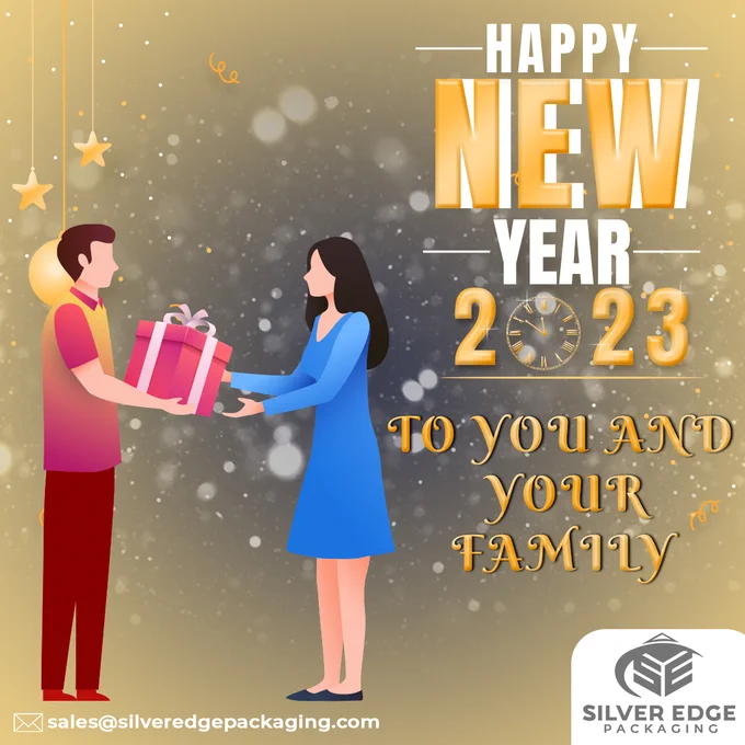 Silver Edge Packaging International wishes you and your family happiness, success and good health.
Here are a few simple Happy New Year's greetings and wishes that you may use to wish your friends, family, and workplace a prosperous New Year.
