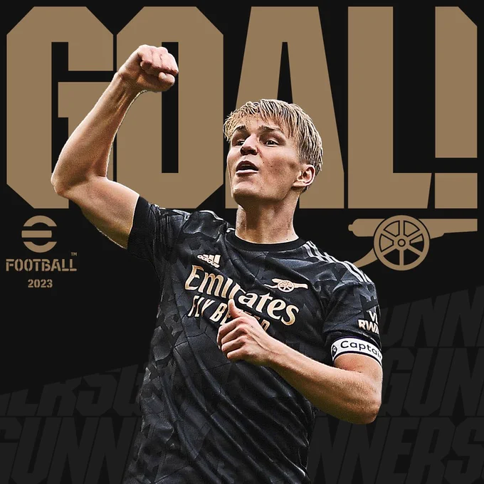 Martin Odegaard scores a goal