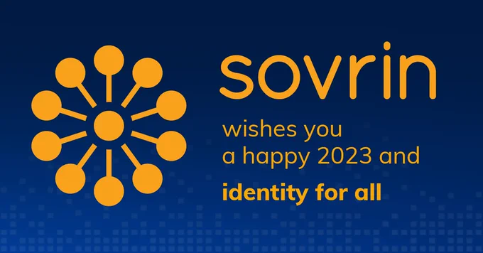 Sovrin wishes you a happy 2023 and identity for all