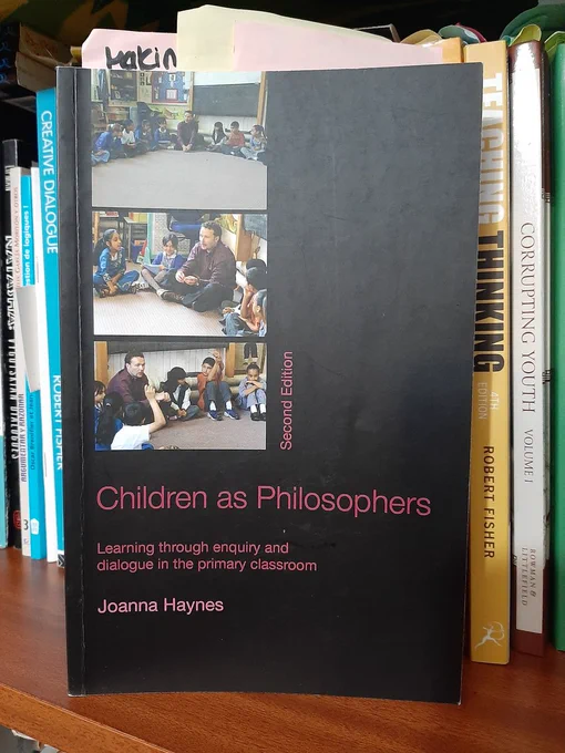 picture of the book Children as Philosophers, from Joanna Haynes.