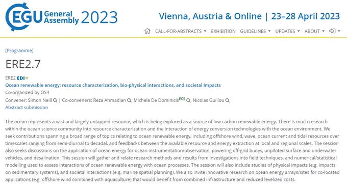EGU General Assembly session details