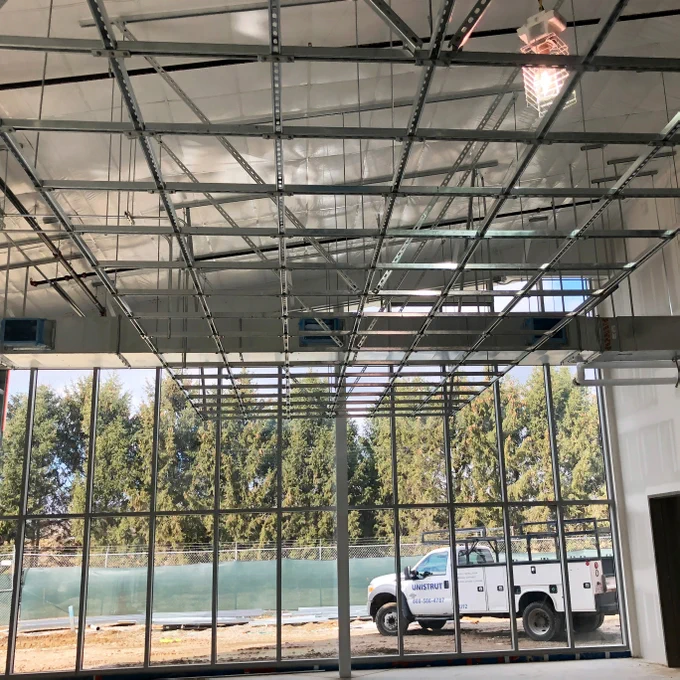 Unistrut Ceiling Grid installation