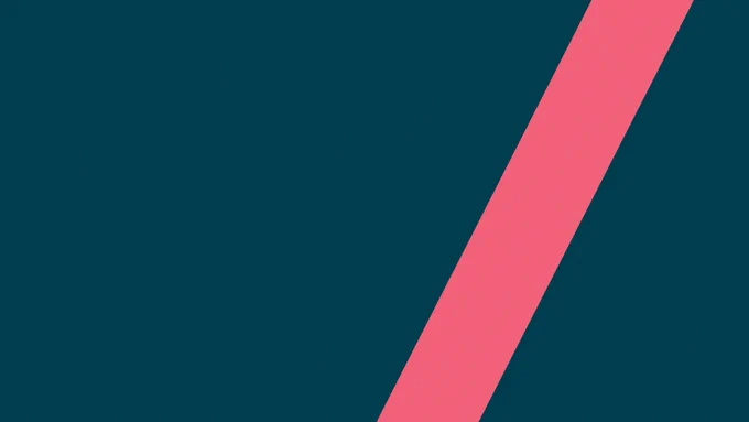 pink oblique on a dark blue background.