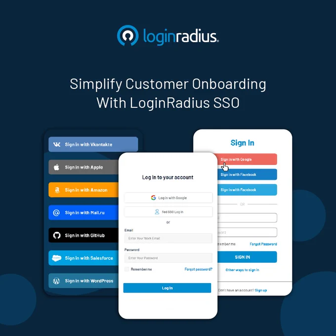 Simplify Customer Onboarding with LoginRadius SSO