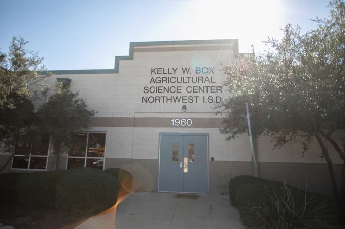 An exterior image of the Kelly W. Box Agricultural Science Center. 