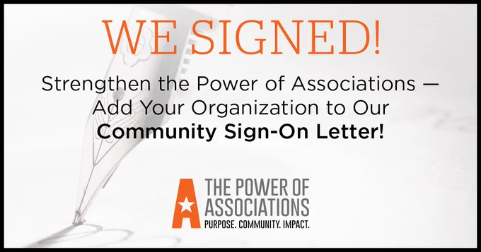 We signed! Add your organization to our Community Sign-On Letter!