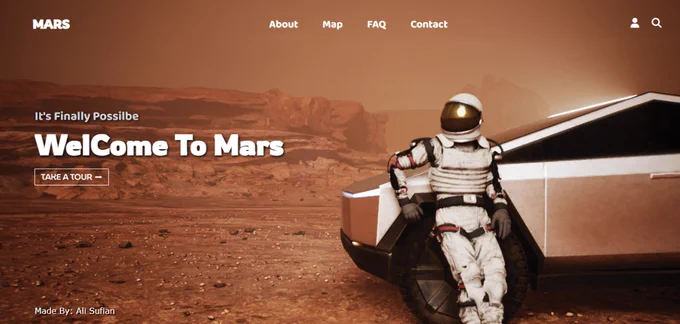 Tesla Car on Mars 😅