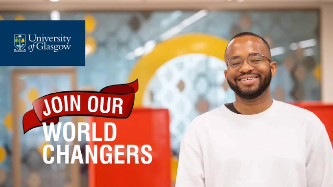 Image shows Steveen Ulysse - one of the 17 James McCune Smith PhD Scholars who commenced in October 2022. Banner with white text  reads Join our World Changers