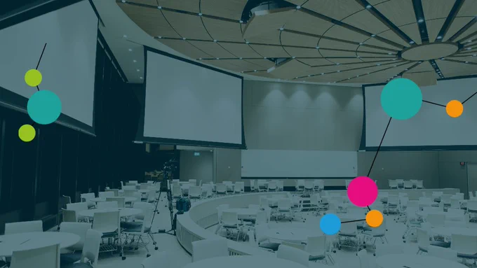 An empty conference room.