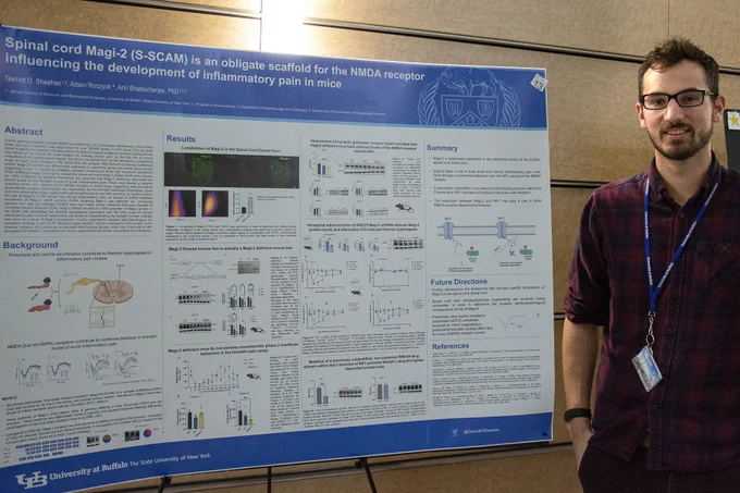 Doctoral candidate Garrett Sheehan studies MAGI-2