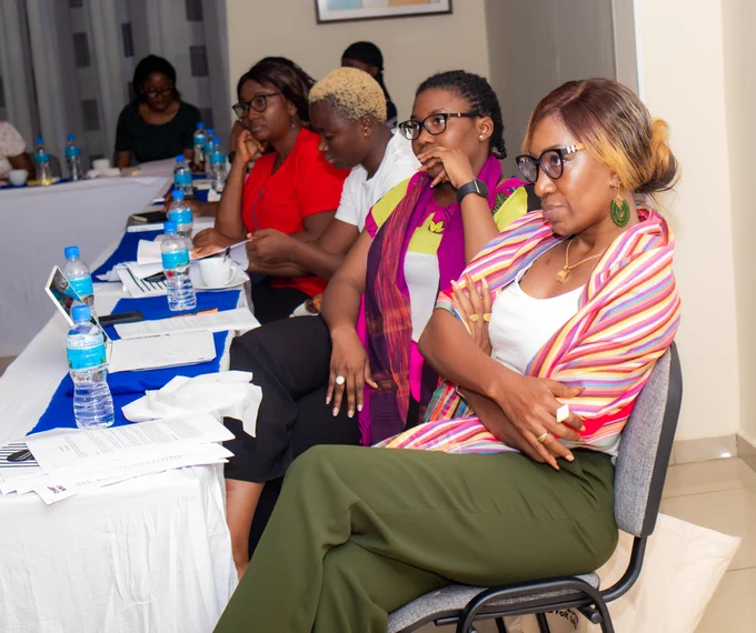 A Feminist Night School class in session. 