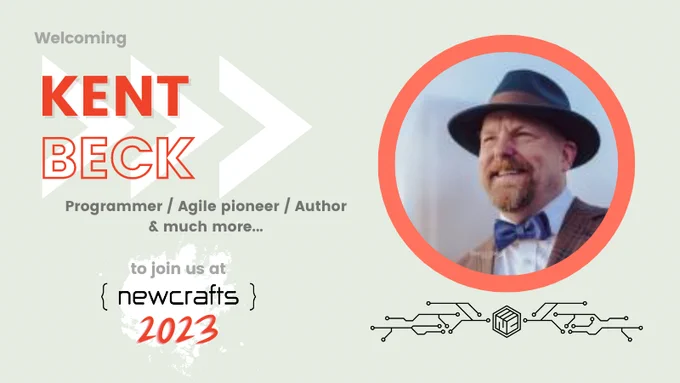 Kent Beck will be at NewCrafts 2023!