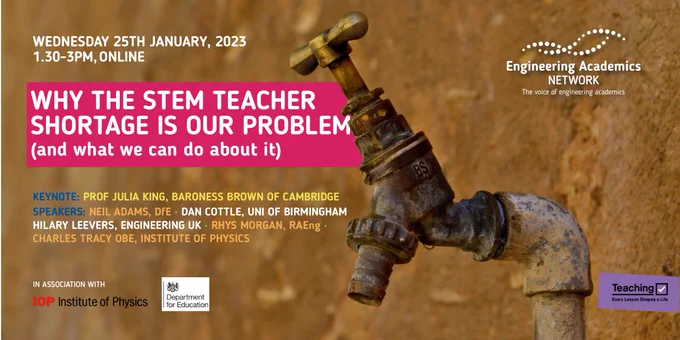 Title for event: Why the STEM teacher shortage is our problem