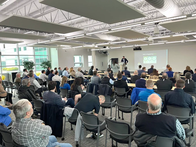 Green for Green event with Clark Schaefer Hackett at Melink Solar