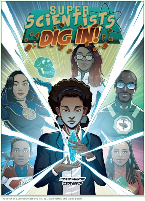 SuperScientists Dig In! Comic Cover