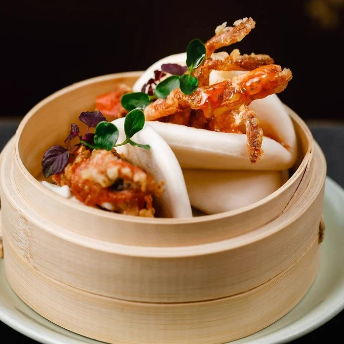 Yauatcha's Soft Shell Crab Bao